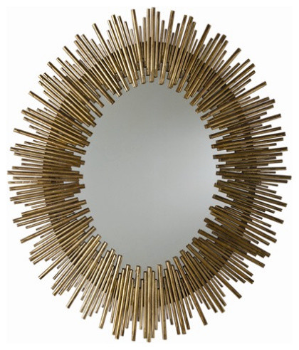 Prescott Oval Iron Mirror