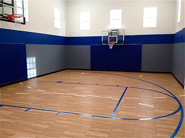 Snapsports Maple Xl Home Indoor Basketball Court Gym