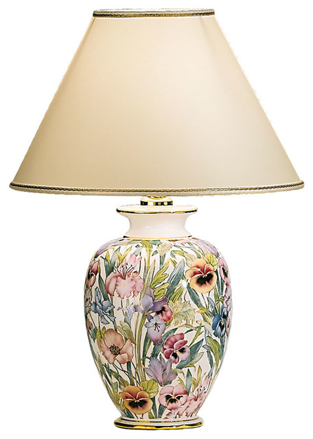Medium Giardino Table Lamp, Floral