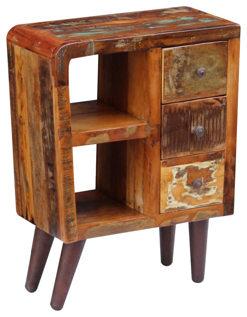 vidaXL Solid Reclaimed Wood Sideboard, 60x30x80 cm