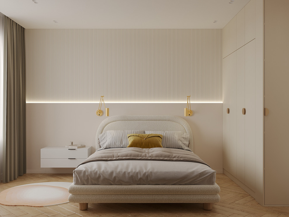 Дизайн 1-комнатной квартиры в ЖК Аквилон Leaves