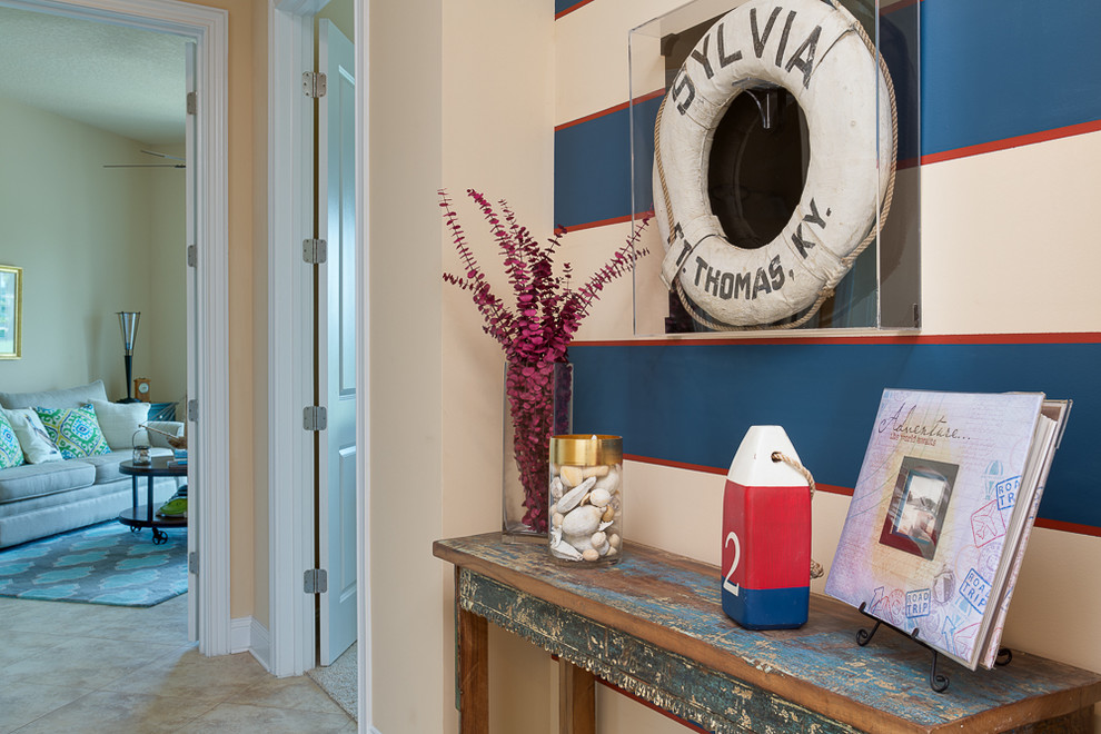 This is an example of a beach style entryway in Orlando.