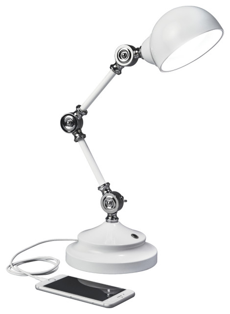 OttLite Wellness Series Revive LED Desk Lamp, White