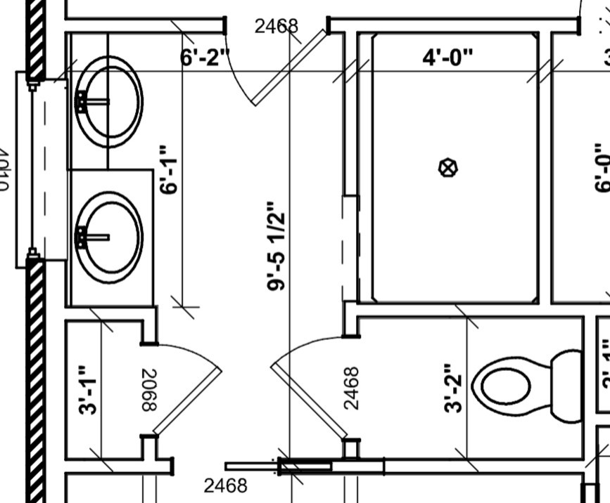 Master Walk In Shower Layout