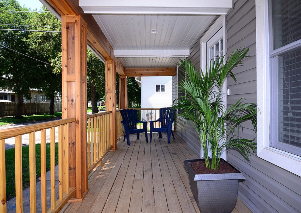 Design ideas for a small country deck in Other.