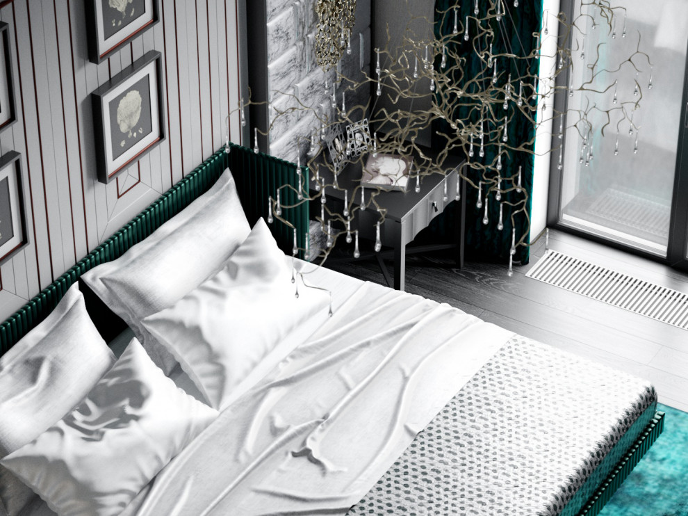 Спальная в квартире ЖК Садовый квартал