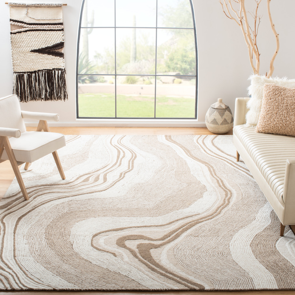 Safavieh Fifth Avenue Collection FTV121B Rug, Beige/Ivory, 10' X 14'