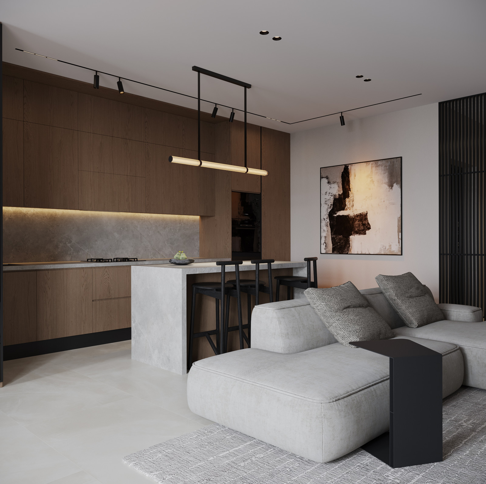 Квартира в стиле минимализм