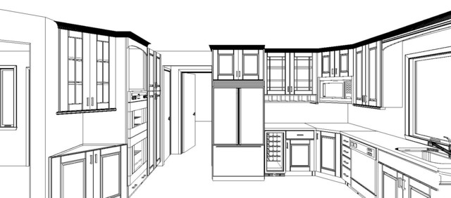 CAD 3D renderings transitional-rendering
