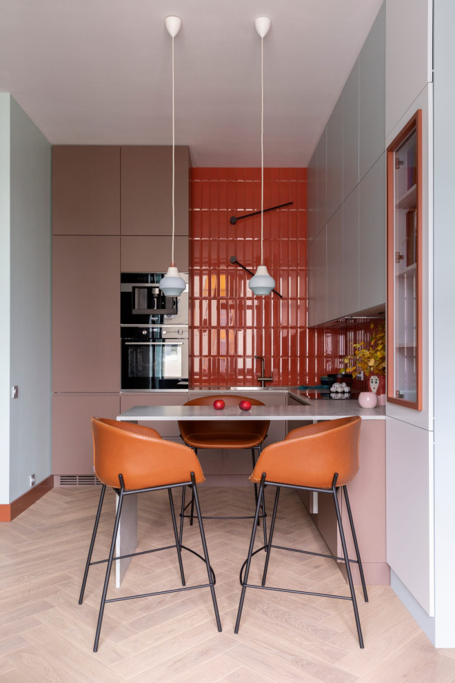 Публикация ElleDecoration.ru Квартира 48 м² в сочной цветовой гамме в Москве