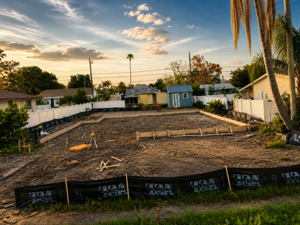 Three-Story Residential Build — Phase 1: Sitework & Foundation Forming
