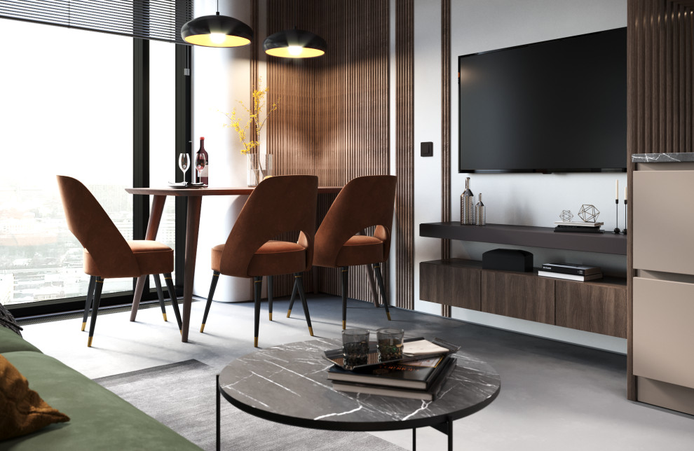 Студия в современном стиле