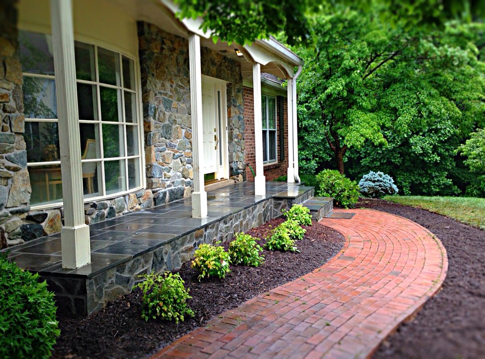 Front stoop and bring walkway - Traditional - DC Metro - by Classic ...
