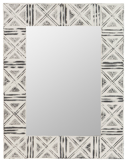 Polina Wall Mirror Farmhouse Wall Mirrors by Aspire Home Accents, Inc. Houzz