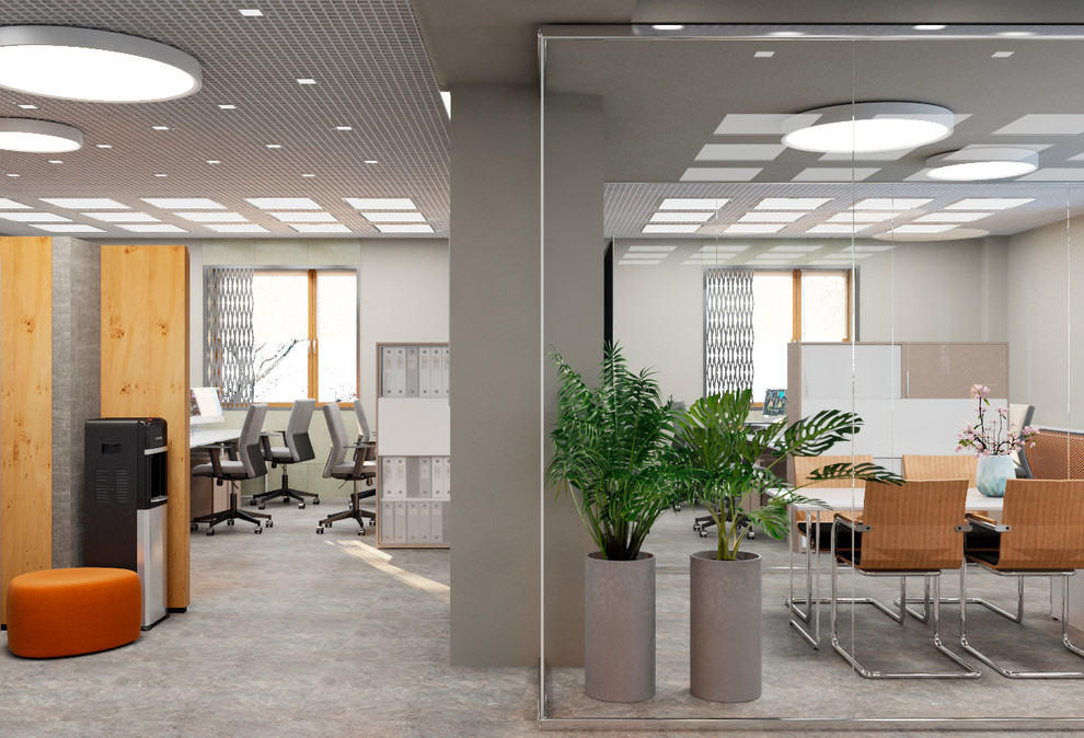 Офис 300м2 в стиле лофт