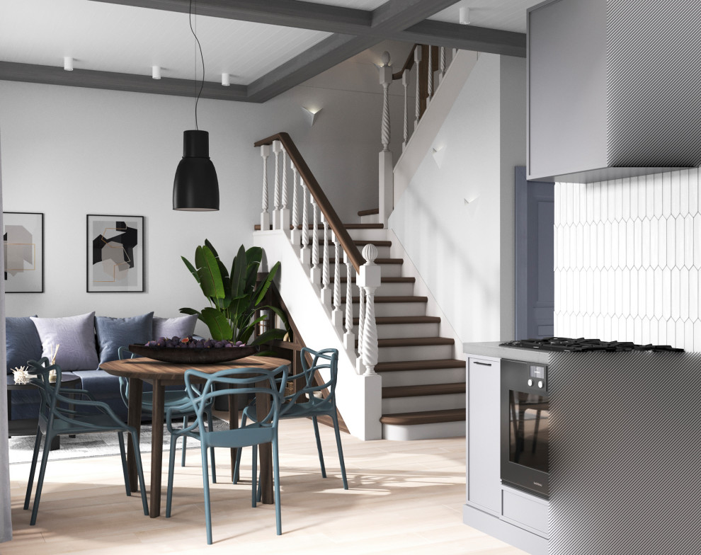 Таунхаус Совушки Кухня-гостиная, прихожая