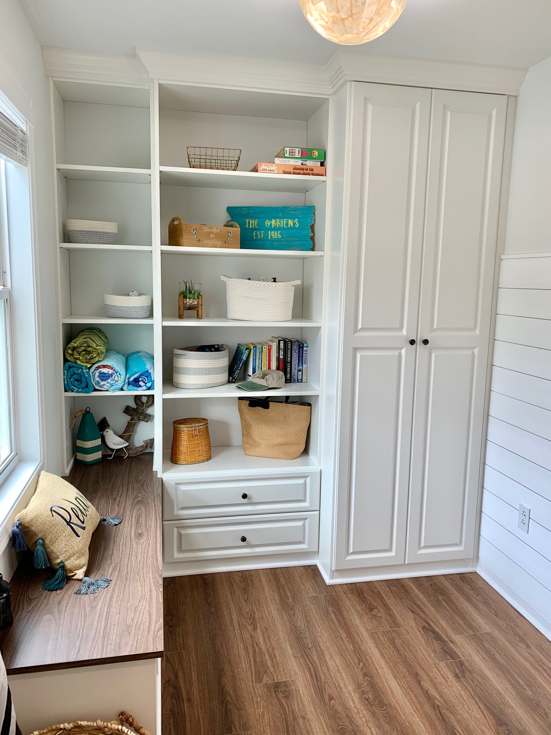 Mudroom with Bench Seat & Ship Lap
