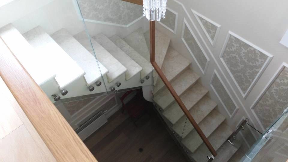 Самонесущие ограждения из стекла Маршаг