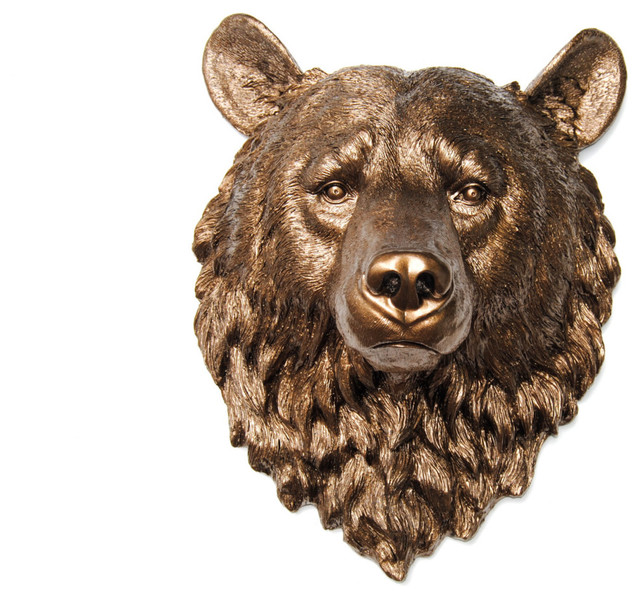 Bronze Metal Wall Art white bear wall mount - contemporary - metal wall art -near Bronze Metal Wall Art white bear wall mount - contemporary - metal wall art -near