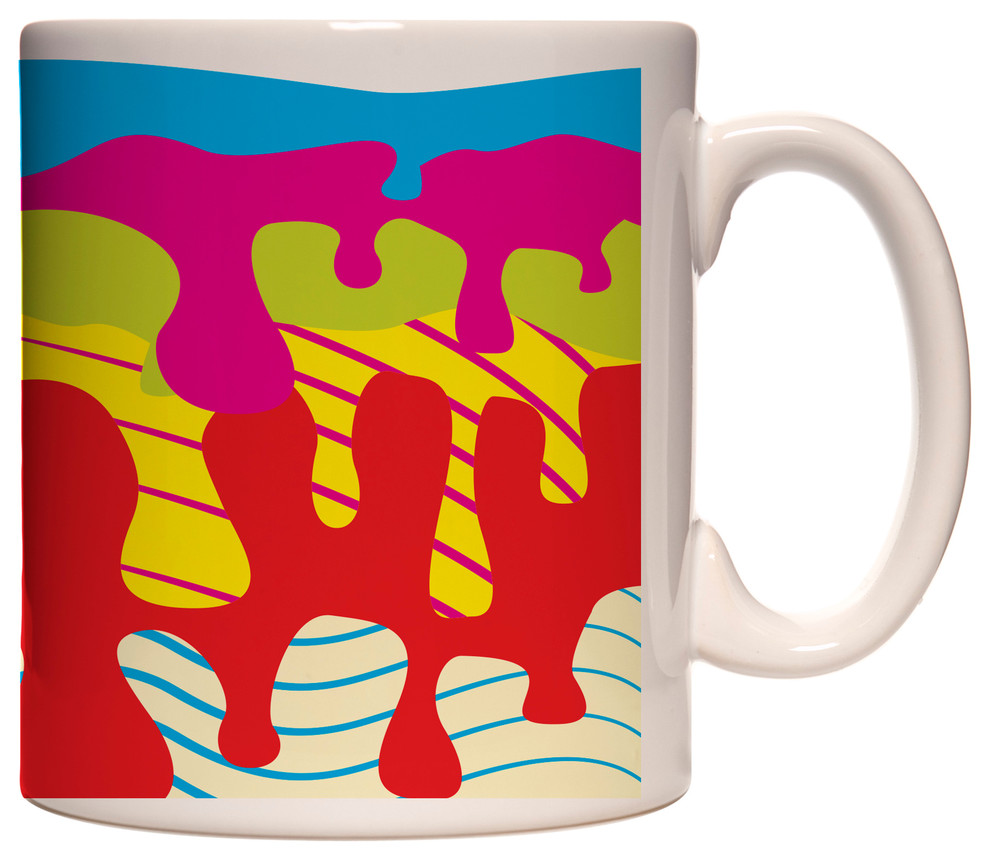 Paint Splatter Mug Contemporary Mugs by Imaginarium Goods Houzz