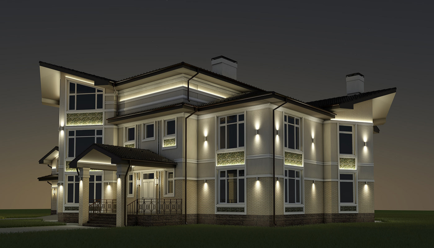 Освещение частного дома