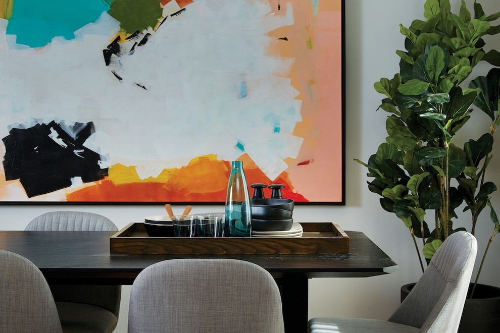 Contemporary dining room in Perth.