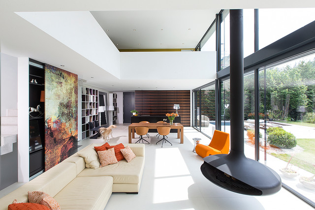 Haus BG contemporary-living-room