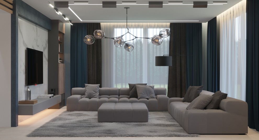 Проект загородного дома в современном стиле