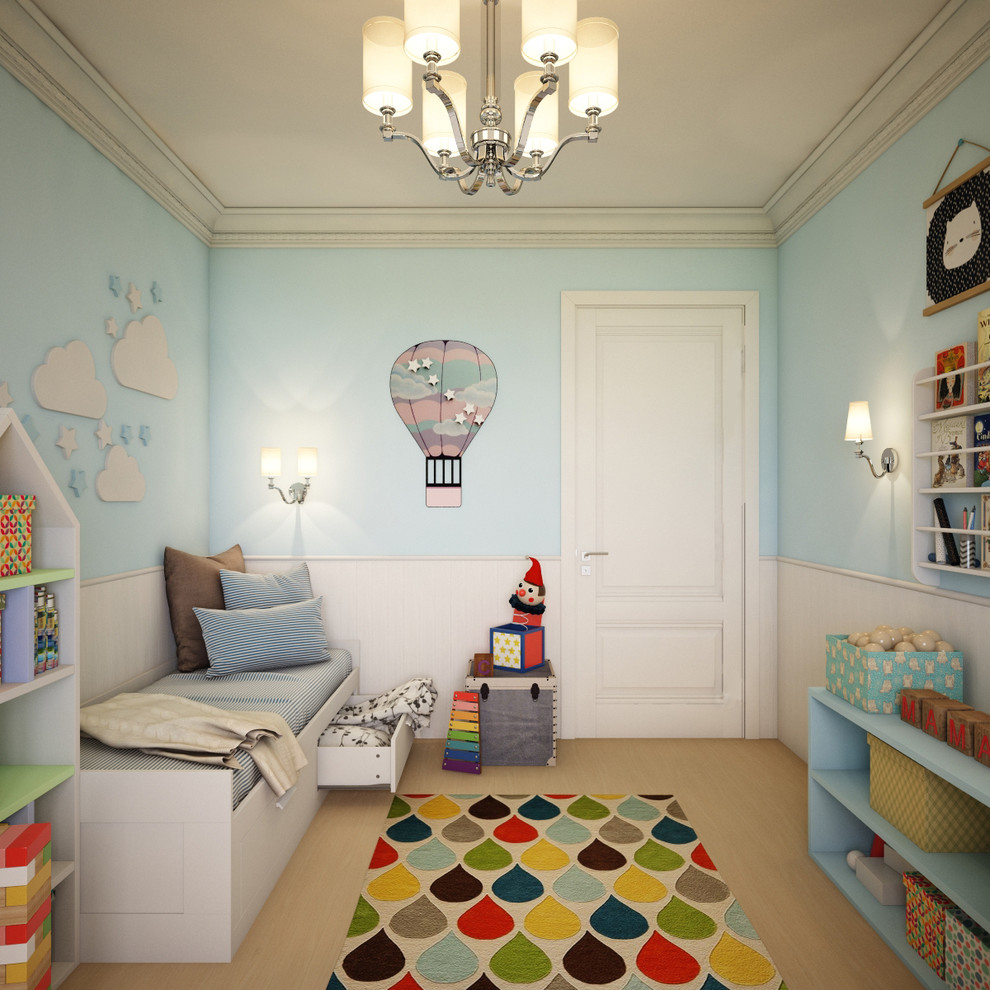 Светлый дом в неоклассическом стиле