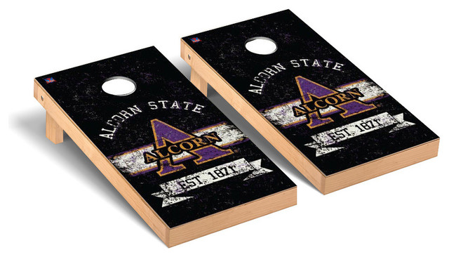 Alcorn State Braves Cornhole Game Set Banner Vintage