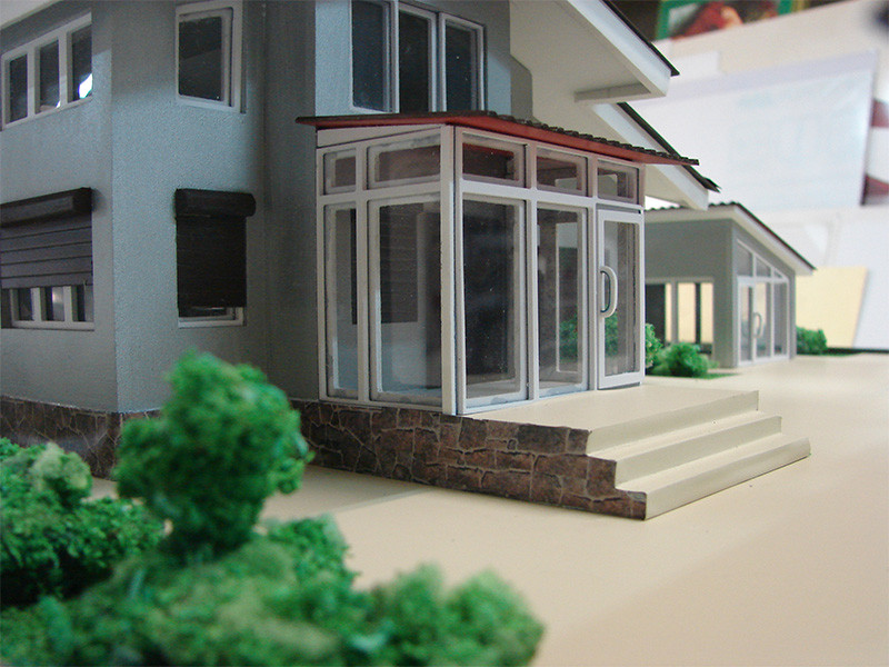 Архитектурный макет для ТПК "Алюминиевые конструкции"