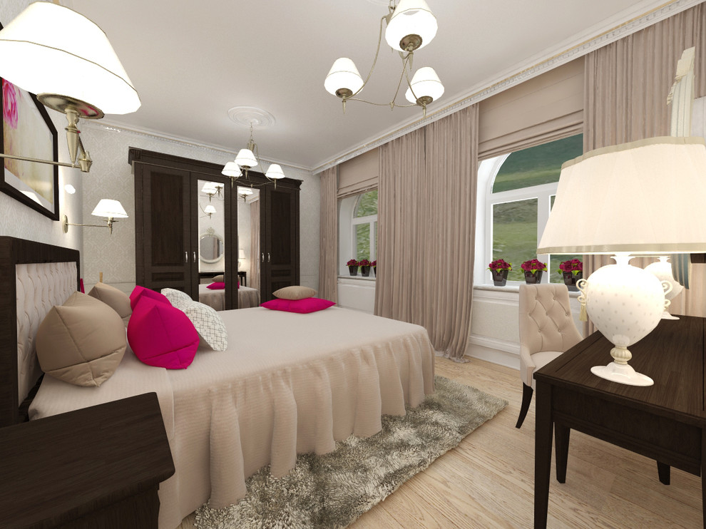 Интерьер загородного дома у озера