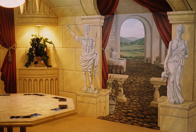 Ancient Rome Poker Room Mural By Tom Taylor Of Mural Art Llc