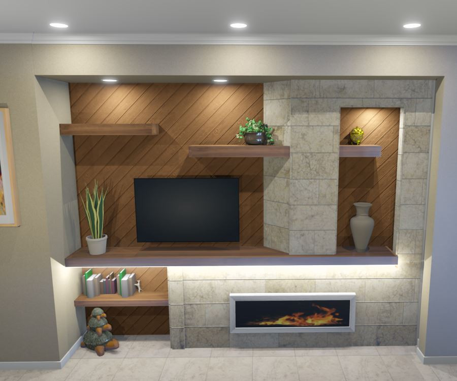 Transitional home design photo in Phoenix