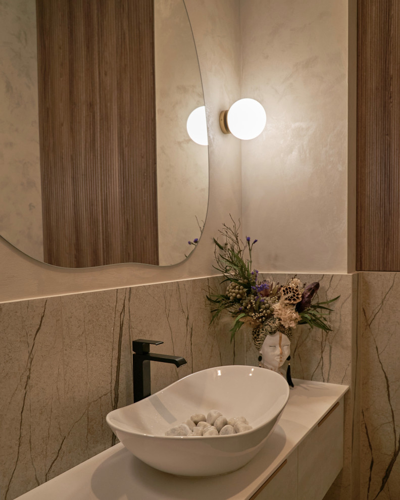 Реализованный дизайн проект салона красоты 2021год.