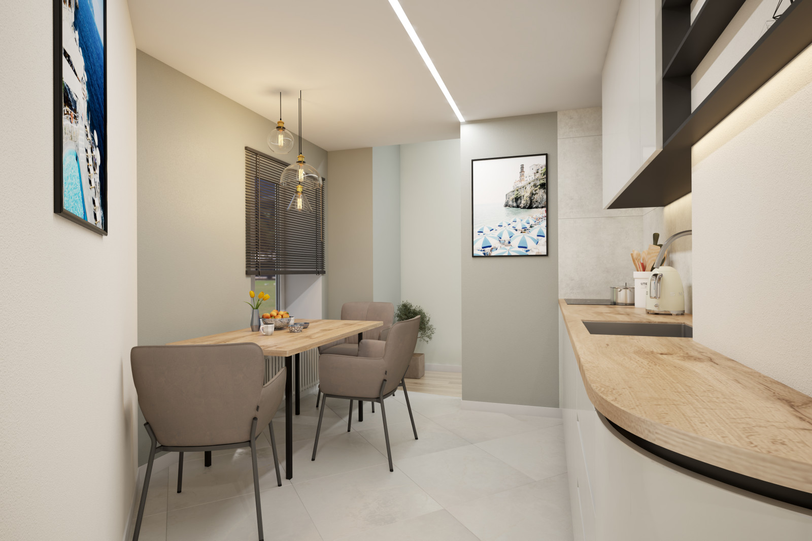 Трёхкомнатная квартира. 85 кв.м.