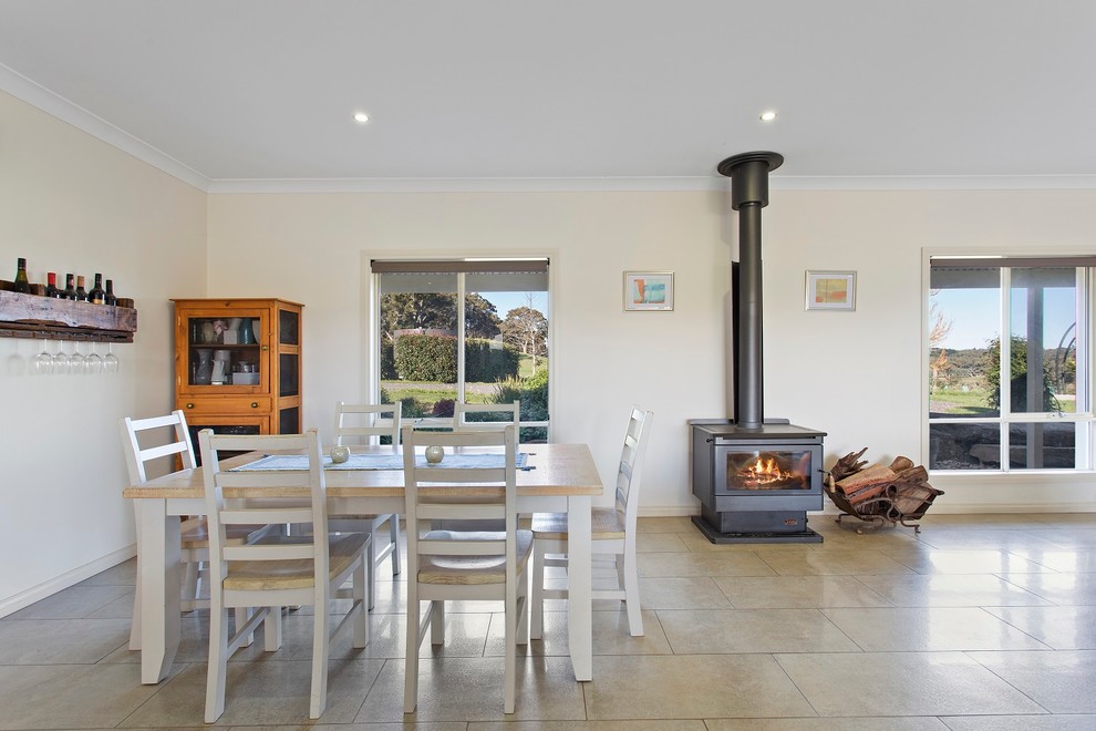 Country dining room in Adelaide.
