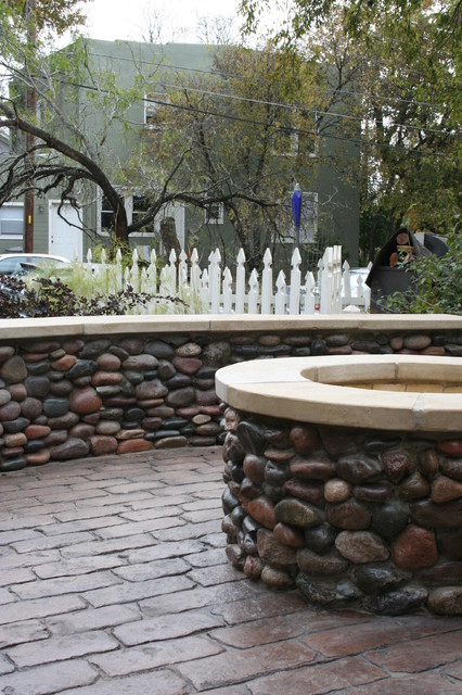 Fireplaces rustikal-patio