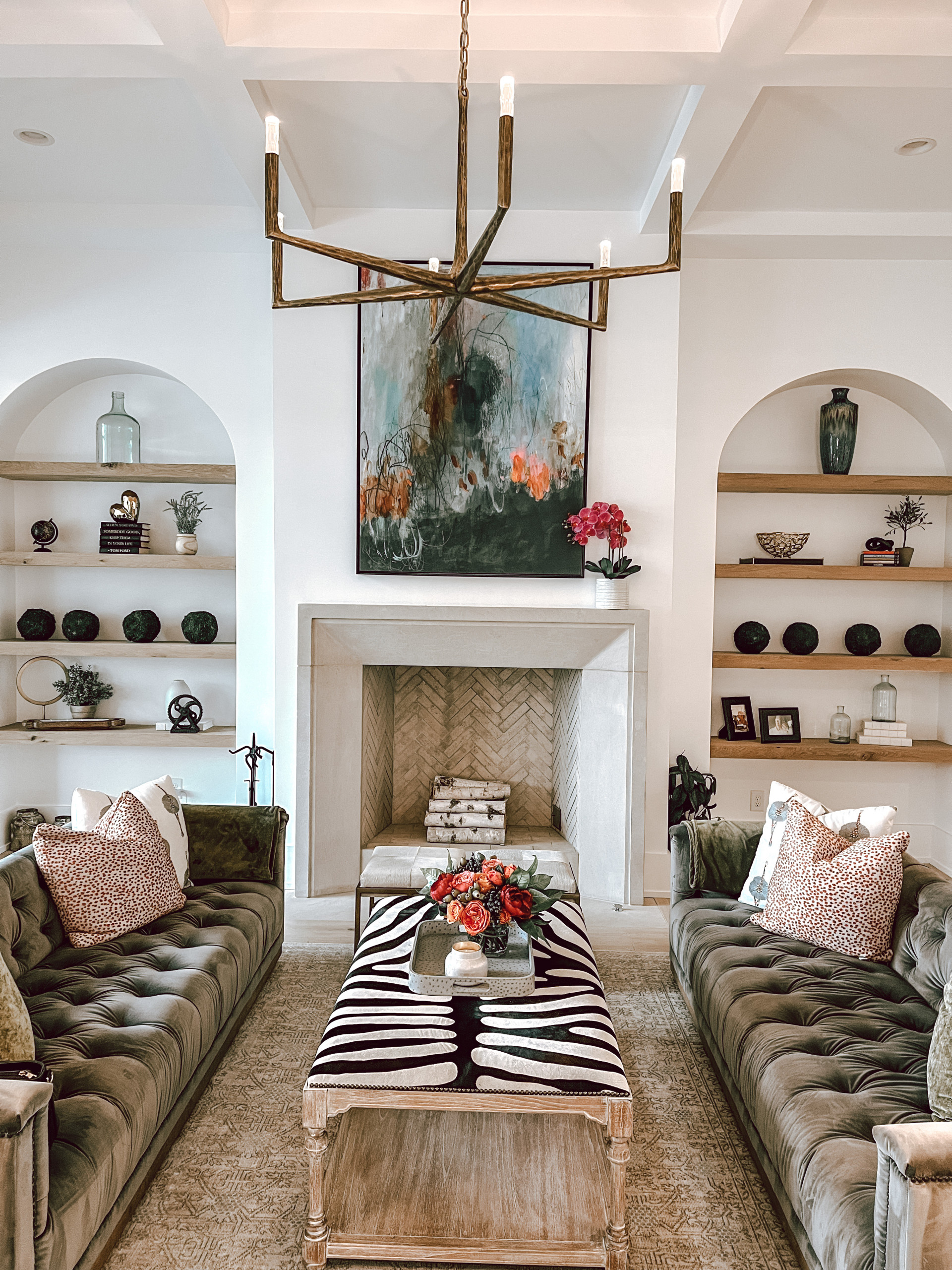 Contemporary Glam Living Room