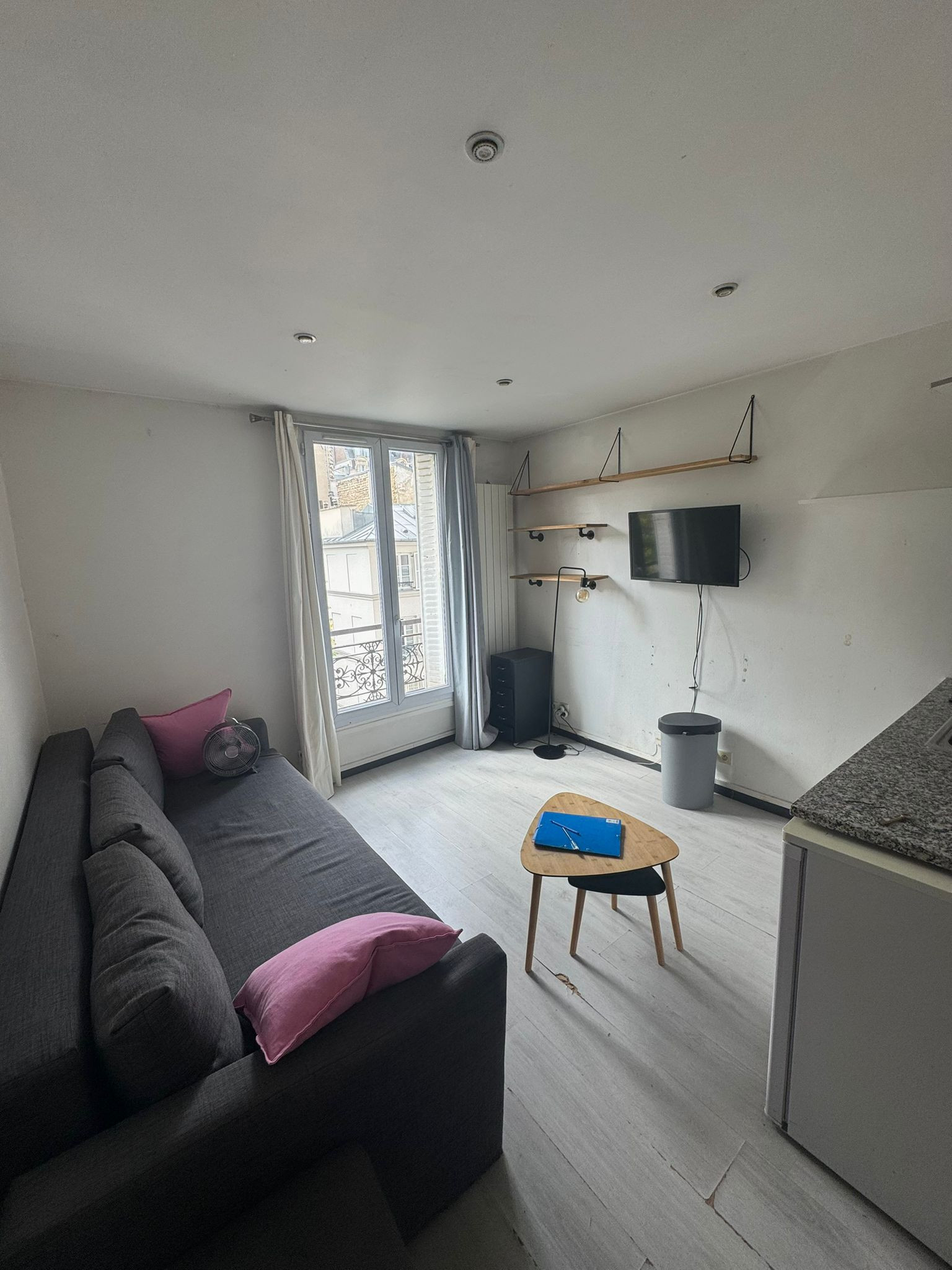 Projet Ternes, rénovation d'un studio de 17m2