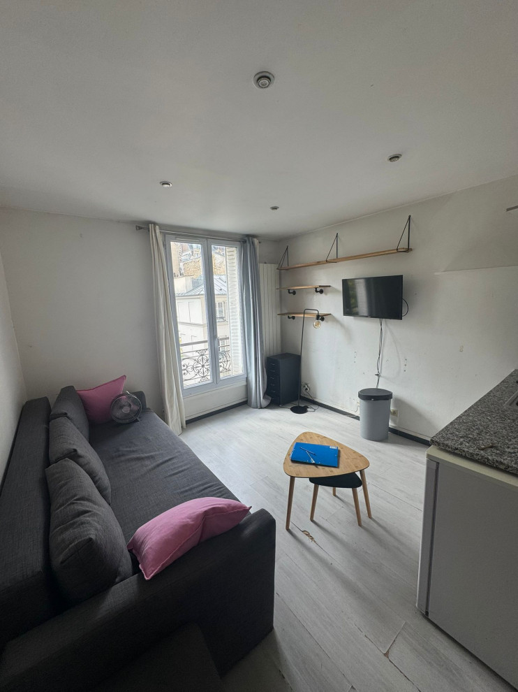 Projet Ternes, rénovation d'un studio de 17m2