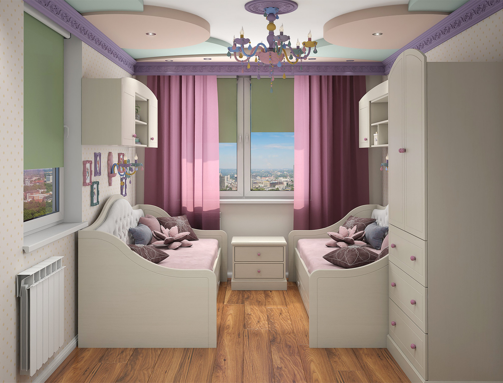 Дизайн интерьера 4-х комнатной квартиры S-79,0кв.м.