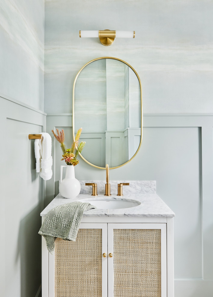 Casa Verde - Beach Style - Powder Room - Tampa - by Emily Moss Designs ...