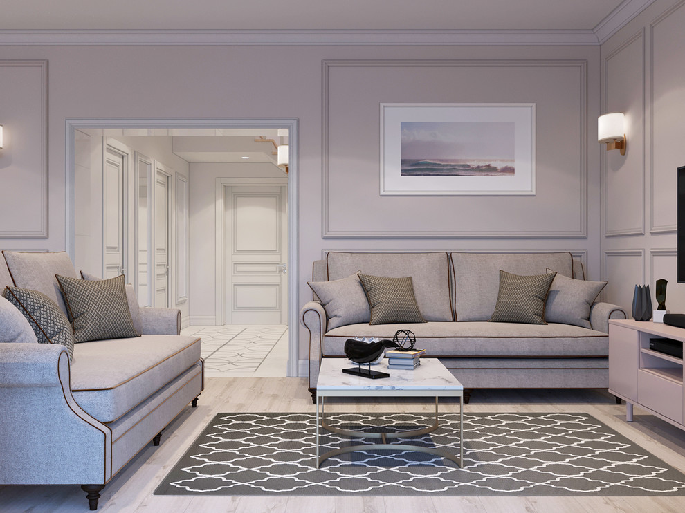 Проект двухэтажного коттеджа в неоклассическом стиле