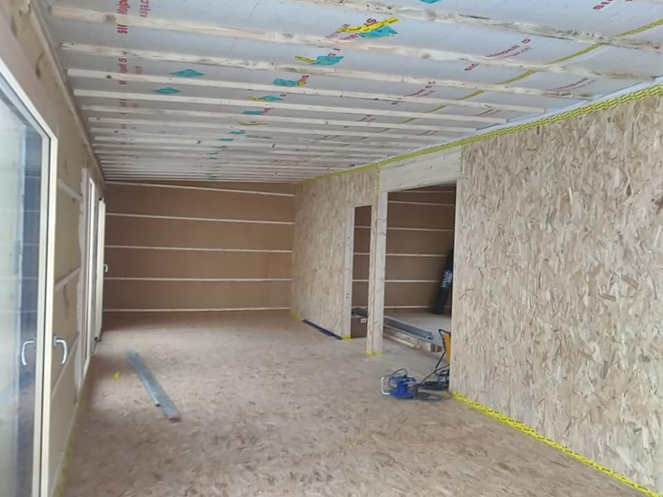 Construction de maison style moderne
