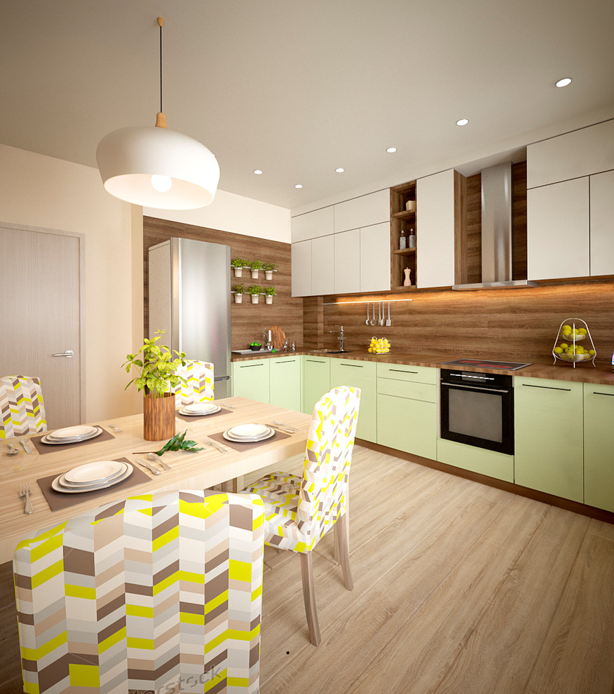 Дизайн-проект квартиры для семьи из 4-х человек