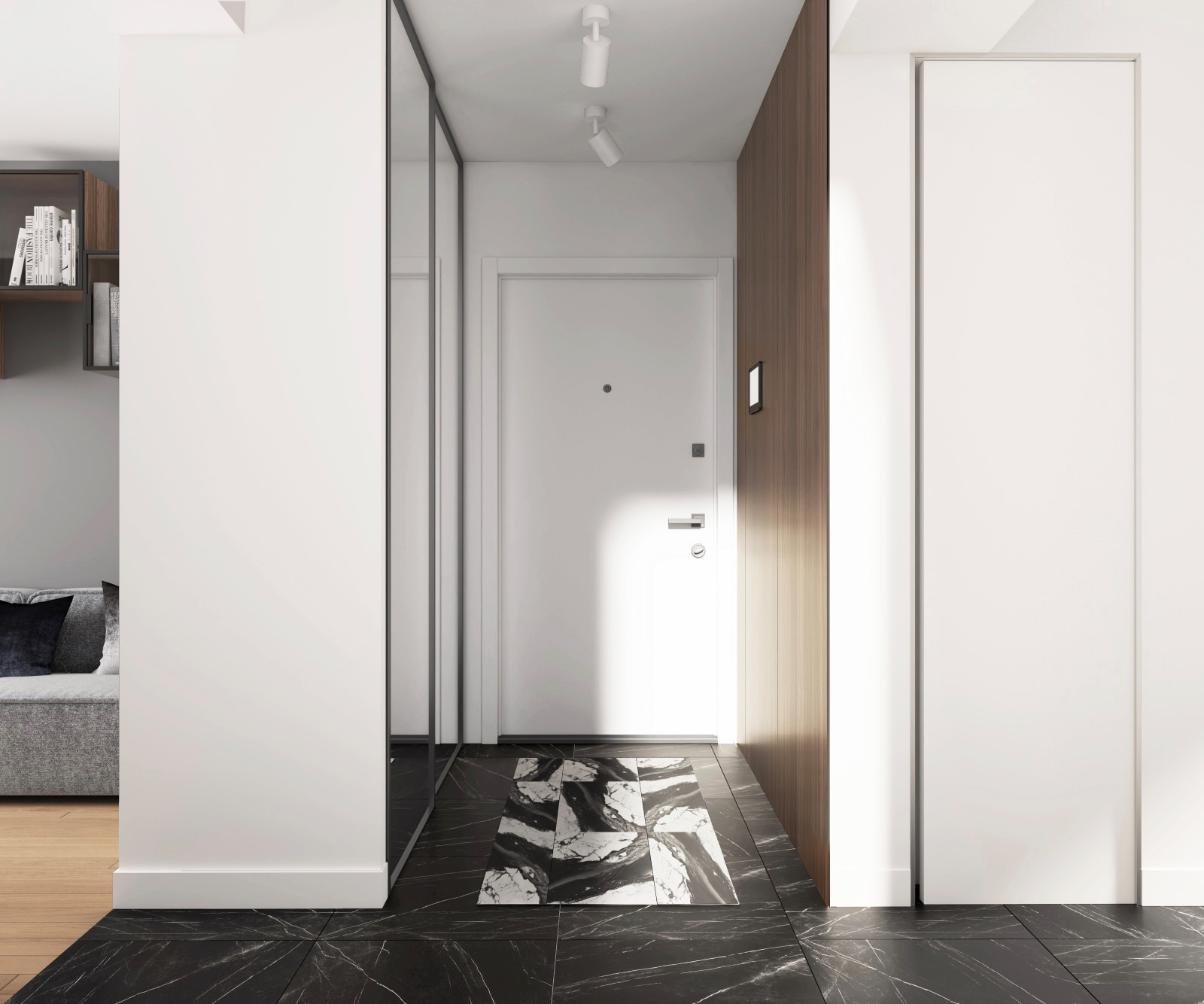 Дизайн-проект четырехкомнатной квартиры с перепланировкой