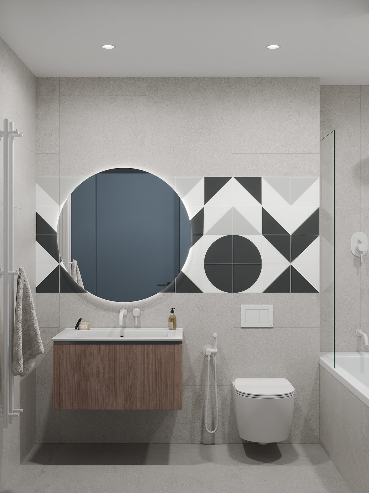 Квартира для молодой семьи с элементами сканди