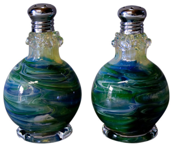 Festival Cloud Rain Salt and Pepper Shaker Set Contemporary Salt