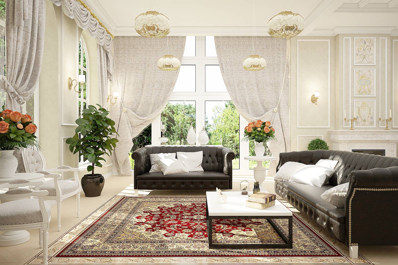 Дизайн интерьеров особняка.Классика